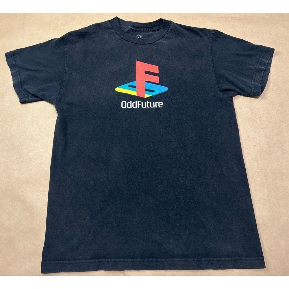Odd Future T-Shirt Mens Medium Black PlayStation Logo Short Sleeve